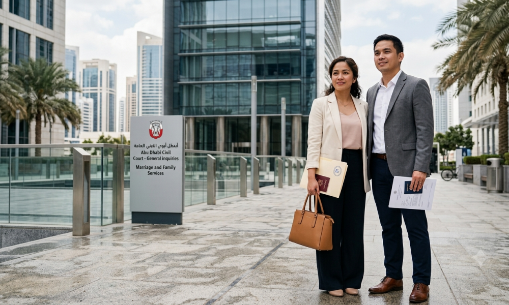 how to get married in Abu Dhabi for Filipino couples